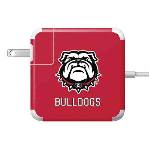 University of Georgia Bulldogs Logo 85W Power Adapter (15 and 17 inch MacBook Pro Charger) Skin