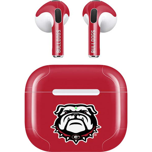 University of Georgia Bulldogs Logo Apple AirPods (3rd Gen 2021) Skin