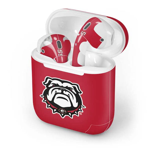 University of Georgia Bulldogs Logo Apple AirPods Skin