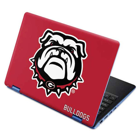 University of Georgia Bulldogs Logo Aspire R11 11.6in Skin