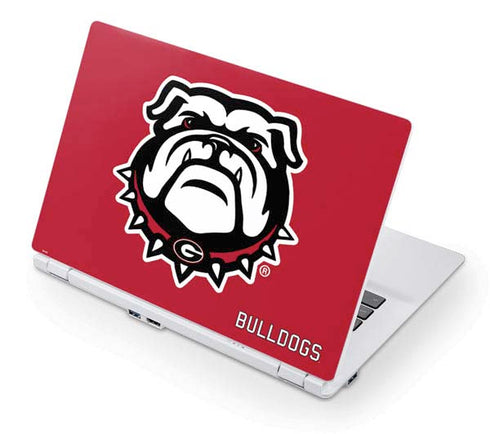 University of Georgia Bulldogs Logo Acer Chromebook Skin