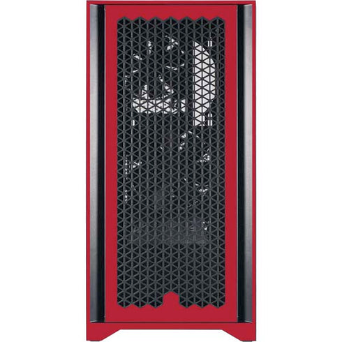 University of Georgia Bulldogs Logo Corsair 4000D Tempered Glass Mid-Tower ATX Case Skin