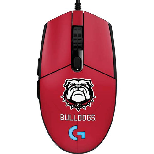 University of Georgia Bulldogs Logo G203 Prodigy RGB Wired Gaming Mouse Skin
