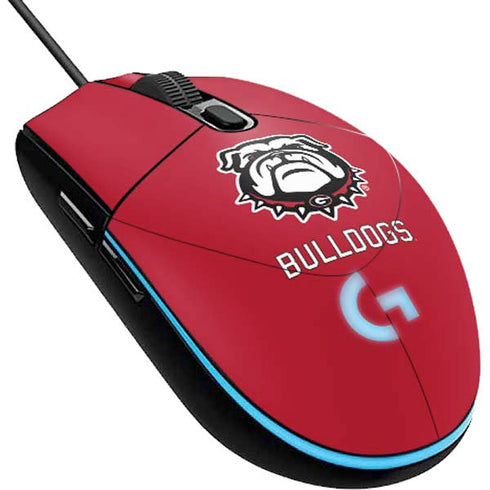 University of Georgia Bulldogs Logo G203 Prodigy RGB Wired Gaming Mouse Skin