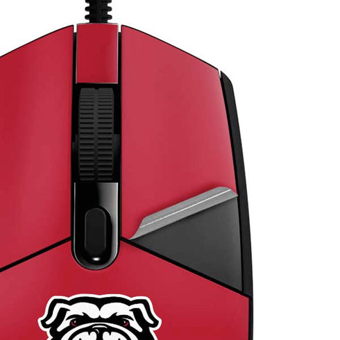 University of Georgia Bulldogs Logo G203 Prodigy RGB Wired Gaming Mouse Skin
