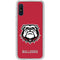 University of Georgia Bulldogs Logo Galaxy A10e Clear Case