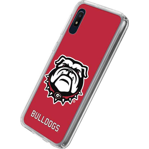 University of Georgia Bulldogs Logo Galaxy A10e Clear Case