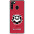 University of Georgia Bulldogs Logo Galaxy A21 Clear Case