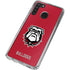 University of Georgia Bulldogs Logo Galaxy A21 Clear Case