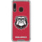 University of Georgia Bulldogs Logo Galaxy A30 Clear Case