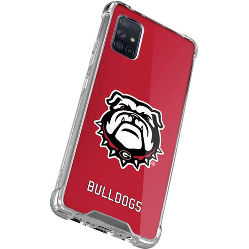 University of Georgia Bulldogs Logo Galaxy A51 5G Clear Case