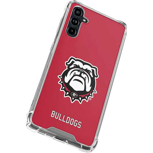 University of Georgia Bulldogs Logo Galaxy A54 5G Clear Case