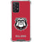 University of Georgia Bulldogs Logo Galaxy A72 5G Clear Case