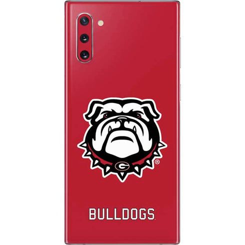 University of Georgia Bulldogs Logo Galaxy Note 10 Skin