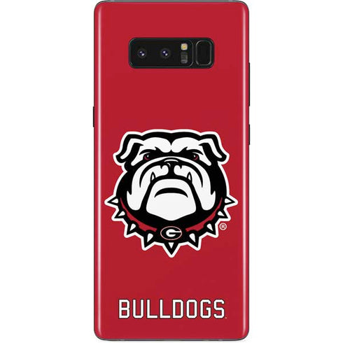 University of Georgia Bulldogs Logo Galaxy Note 8 Skin