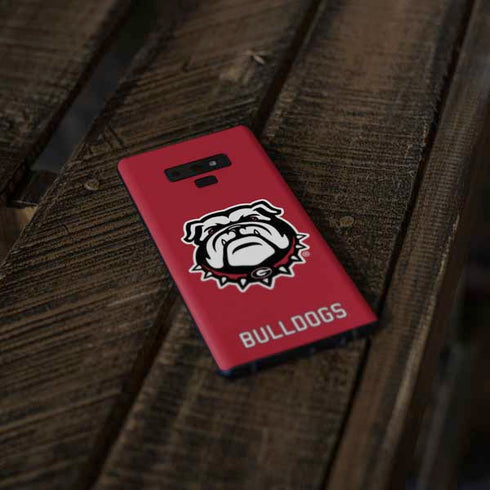 University of Georgia Bulldogs Logo Galaxy Note 9 Skin