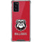 University of Georgia Bulldogs Logo Galaxy Note20 5G Clear Case