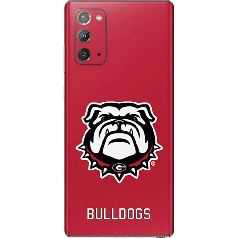 University of Georgia Bulldogs Logo Galaxy Note20 5G Skin