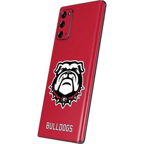University of Georgia Bulldogs Logo Galaxy Note20 5G Skin
