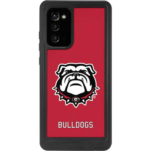 University of Georgia Bulldogs Logo Galaxy Note20 5G Waterproof Case