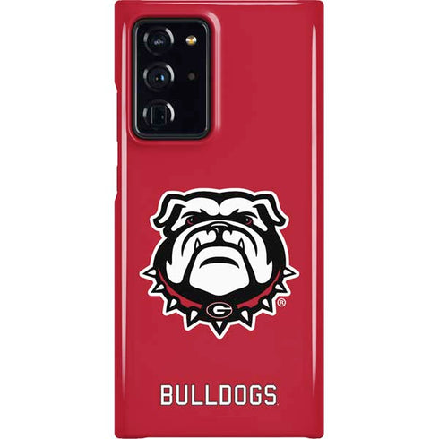 University of Georgia Bulldogs Logo Galaxy Cases