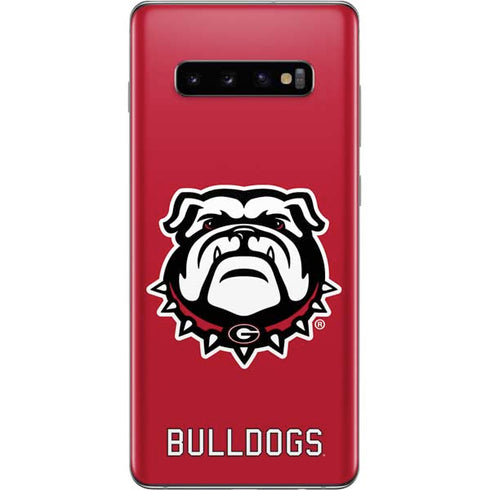 University of Georgia Bulldogs Logo Galaxy S10 Plus Skin