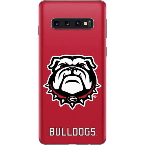 University of Georgia Bulldogs Logo Galaxy S10 Skin