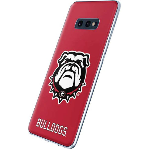 University of Georgia Bulldogs Logo Galaxy S10e Skin