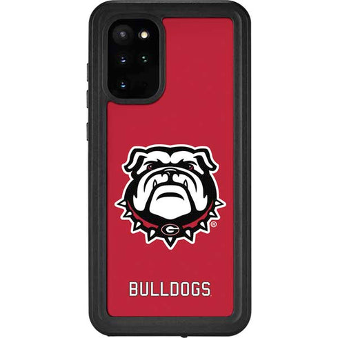 University of Georgia Bulldogs Logo Galaxy S20 Plus Waterproof Case