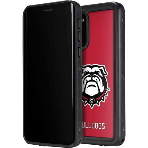 University of Georgia Bulldogs Logo Galaxy S20 Plus Waterproof Case