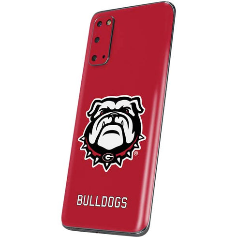 University of Georgia Bulldogs Logo Galaxy S20 Skin