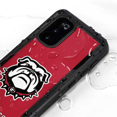 University of Georgia Bulldogs Logo Galaxy S20 Waterproof Case