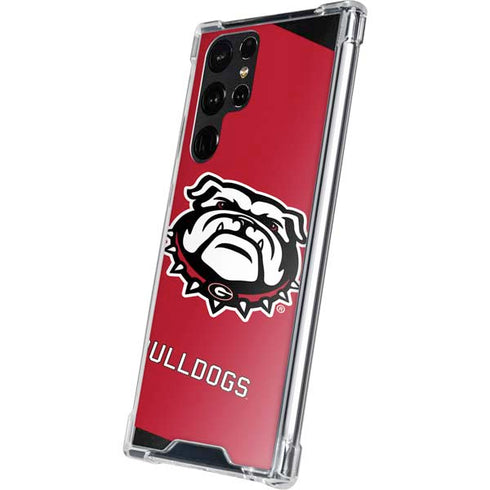University of Georgia Bulldogs Logo Galaxy S22 Ultra Clear Case