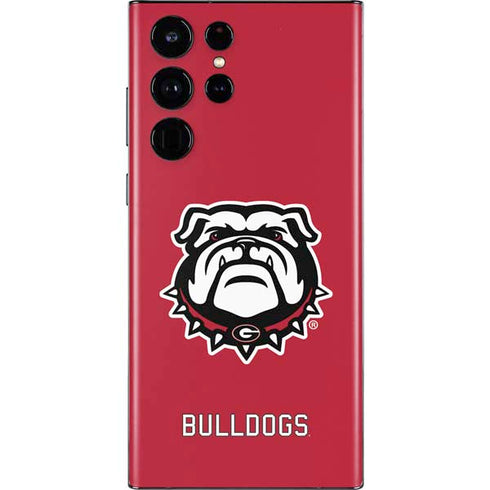 University of Georgia Bulldogs Logo Galaxy S22 Ultra Skin