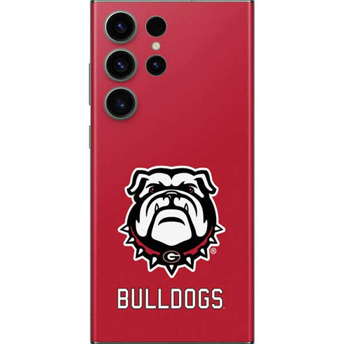 University of Georgia Bulldogs Logo Galaxy Skins