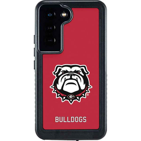 University of Georgia Bulldogs Logo Galaxy S23 Waterproof Case