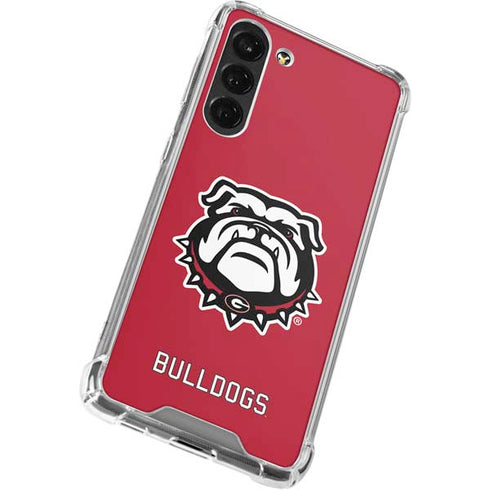 University of Georgia Bulldogs Logo Galaxy S24 FE Clear Case