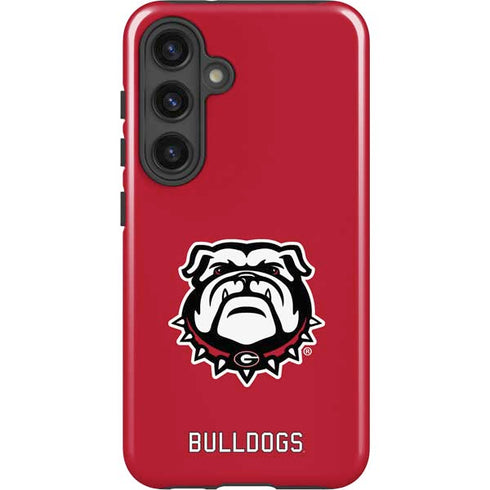 University of Georgia Bulldogs Logo Galaxy S24 Impact Case