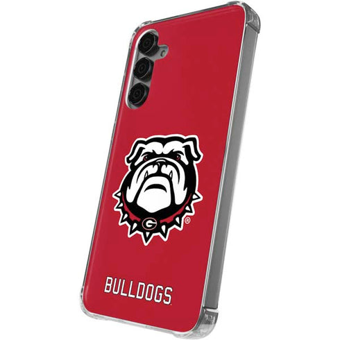 University of Georgia Bulldogs Logo Galaxy S24 Plus Clear Case