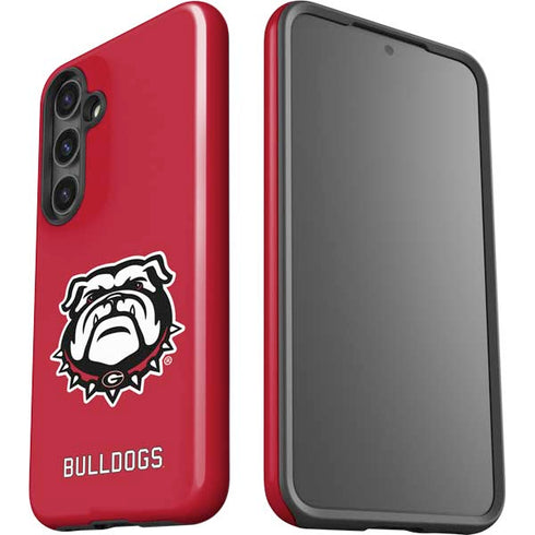 University of Georgia Bulldogs Logo Galaxy S24 Plus Impact Case