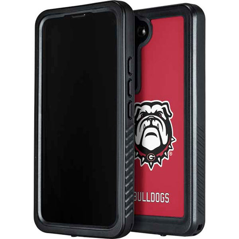 University of Georgia Bulldogs Logo Galaxy S24 Plus Waterproof Case