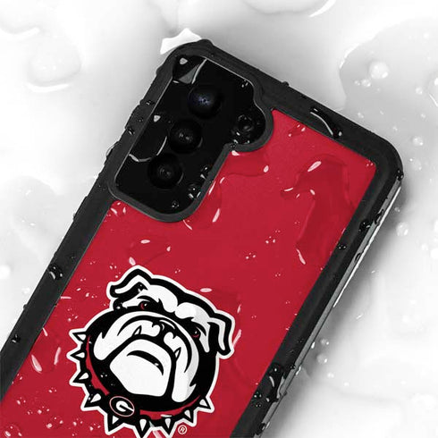 University of Georgia Bulldogs Logo Galaxy S24 Plus Waterproof Case
