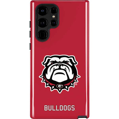 University of Georgia Bulldogs Logo Galaxy Cases