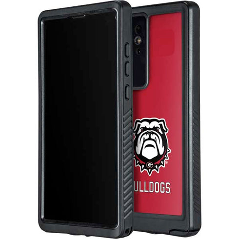 University of Georgia Bulldogs Logo Galaxy S24 Ultra Waterproof Case