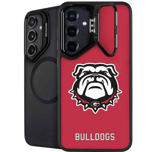 University of Georgia Bulldogs Logo Galaxy S25 FE Kickstand Case