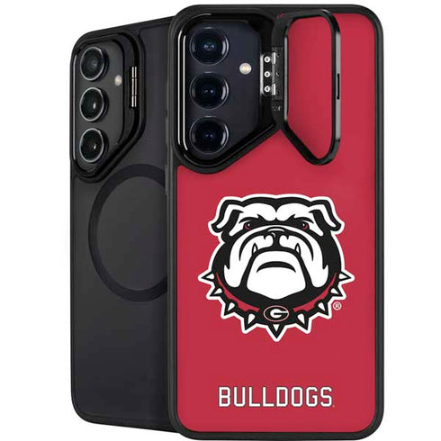 University of Georgia Bulldogs Logo Galaxy S25 Kickstand Case
