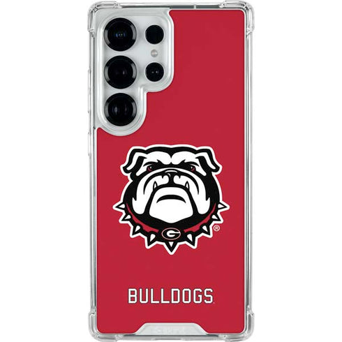 University of Georgia Bulldogs Logo Galaxy S25 Ultra Clear Case