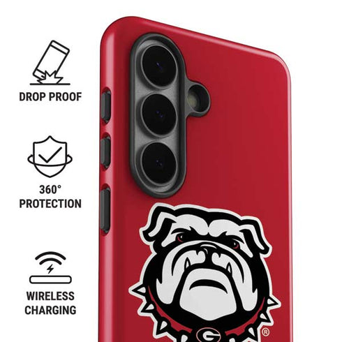 University of Georgia Bulldogs Logo Galaxy S26 Impact Case