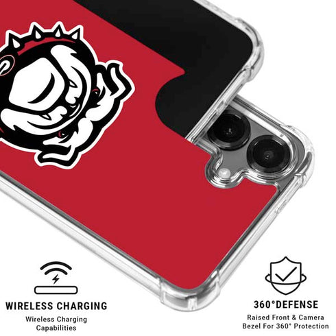 University of Georgia Bulldogs Logo Galaxy S26 Plus Clear Case