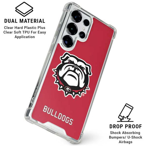 University of Georgia Bulldogs Logo Galaxy S26 Ultra Clear Case